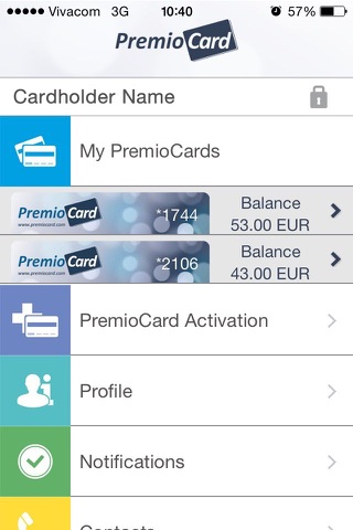 PremioCard Mobile screenshot 3