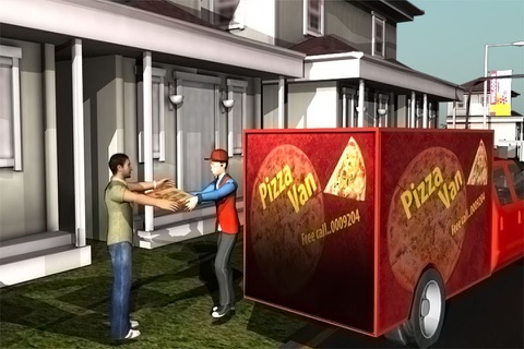 City Pizza Delivery Van Simulator 3D screenshot 4