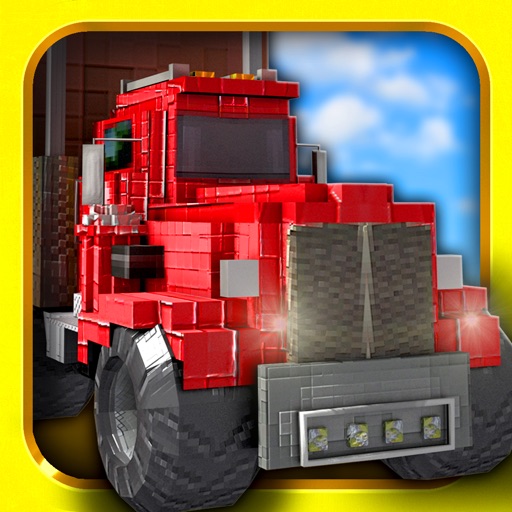 Truck Survival Block Games - Mine Truck Racing Mini Game