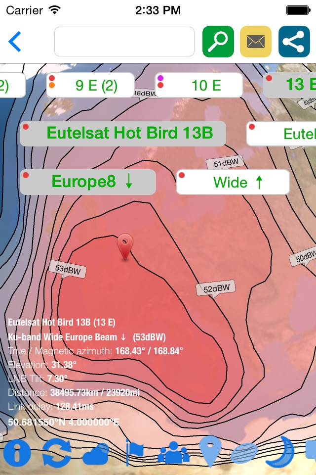 Satbeams screenshot 2