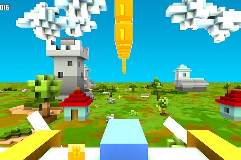 Blocky Plane Gold screenshot 2