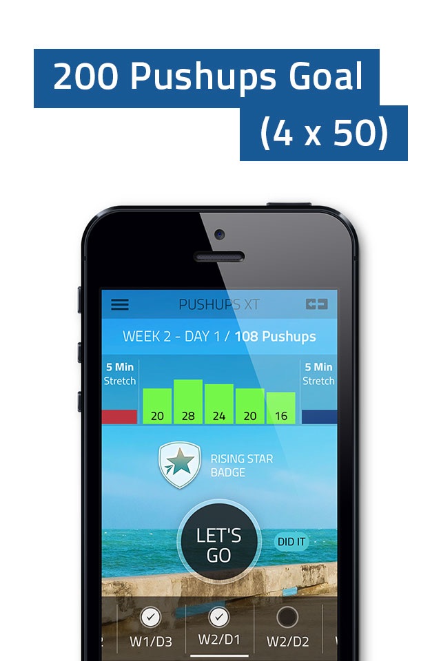 Pushups Extreme: 200 Push ups workout trainer XT Pro screenshot 2