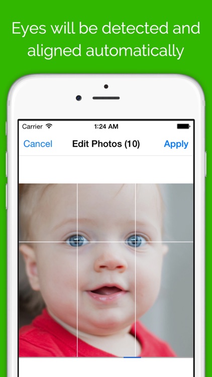Facetastic - slideshow maker to create time-lapse movies by keeping face photos aligned during transitions