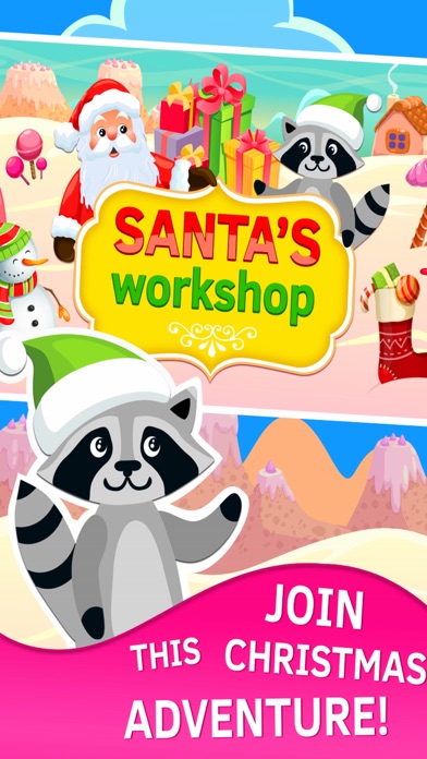 How to cancel & delete Santas Workshop Christmas games free for kids from iphone & ipad 1