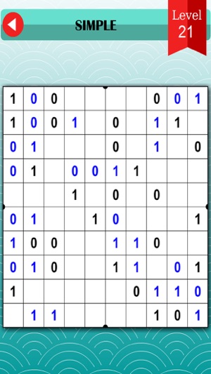 Binary Puzzle (Challenge your Brain)