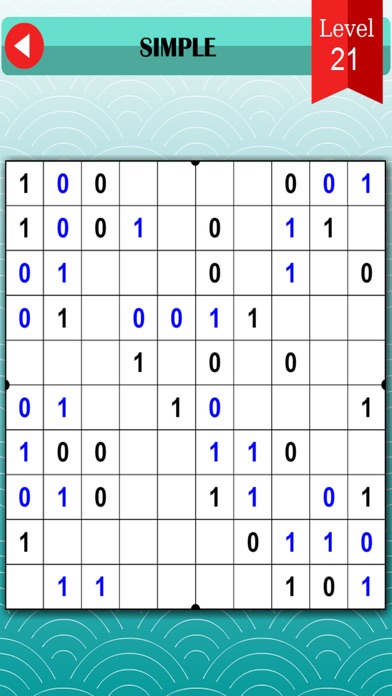 Binary Puzzle (Challenge your Brain) screenshot 1