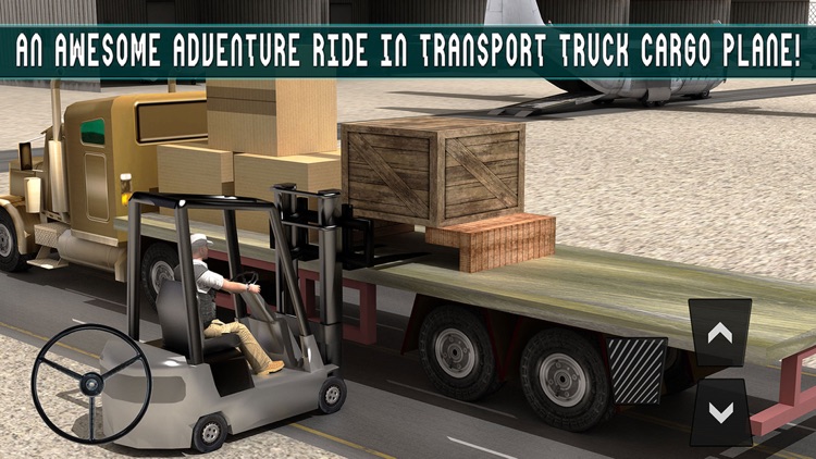 Transport Truck Cargo Plane 3D