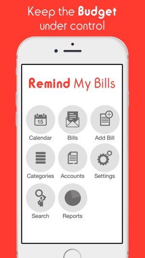 Remind My Bills - Easy Bill Manager, Acc