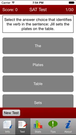 Game screenshot SAT Reasoning Tests apk