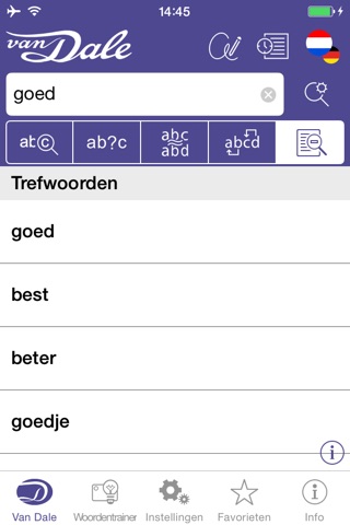 German Dictionary - Van Dale Pocket dictionary: translate between Dutch and German, look up spelling, listen to pronunciation and learn from examples screenshot 3
