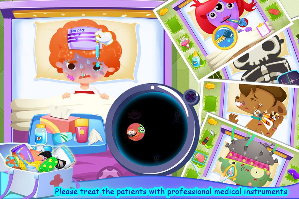 Candy's Hospital - Kids Educational Games screenshot 4