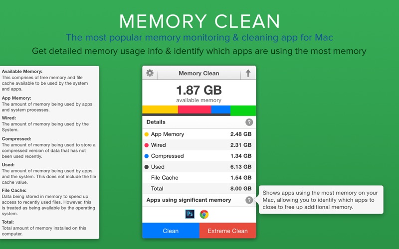 memory clean 2 mac free