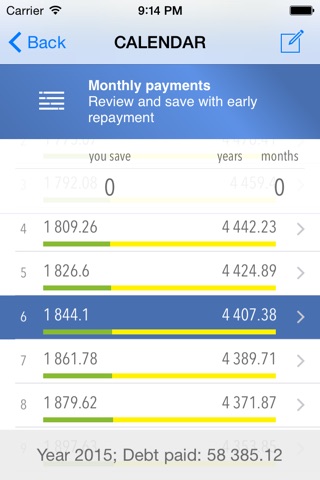 Calc - Loan calculator screenshot 2