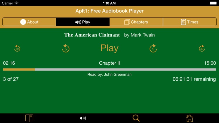 Aplt1: Free Audiobook Player screenshot-4