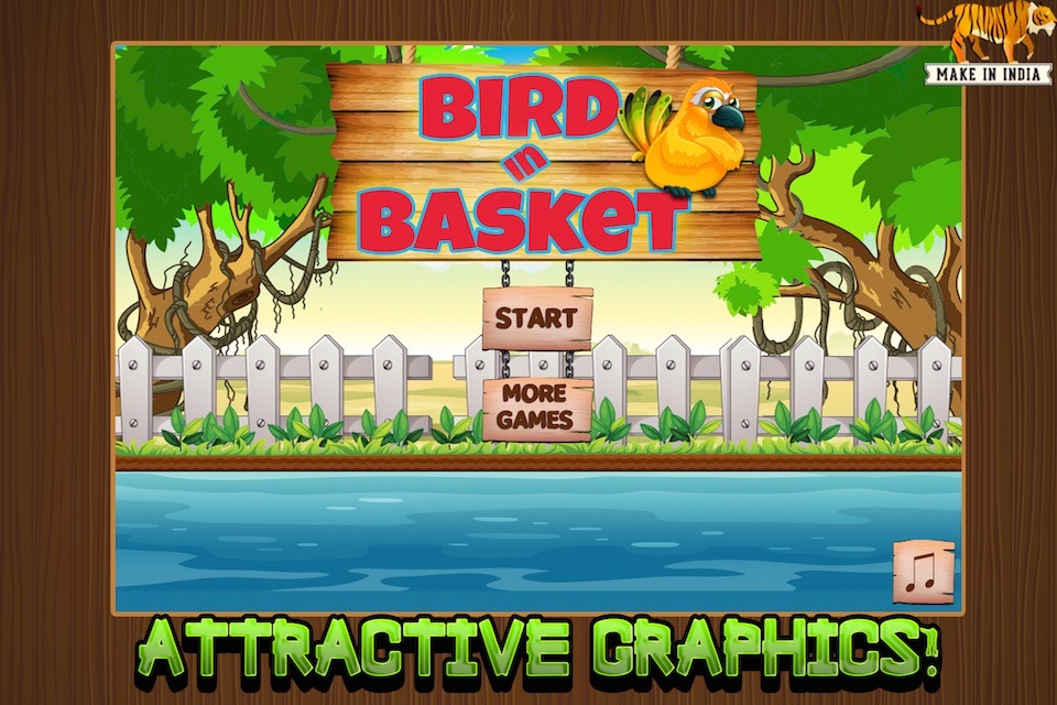 Bird In Basket - Fun Cute Chick Attack screenshot 2