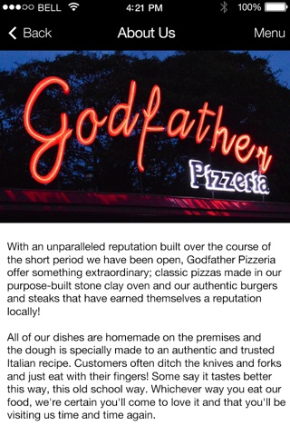 Godfather Pizzeria Batley screenshot 3
