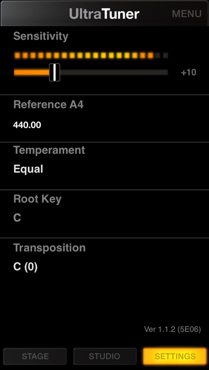 UltraTuner - Ultra Precise Chromatic Tuner for Guitar, Bass, Strings, Brass and More screenshot-4