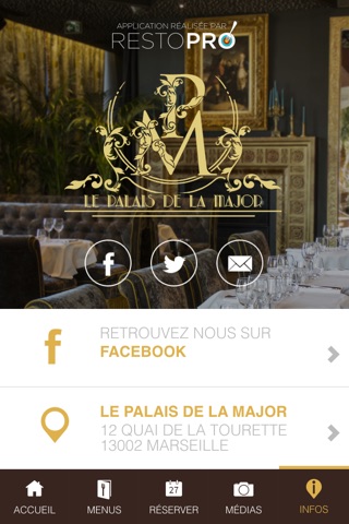 Le Palais de la Major - restaurant Marseille screenshot 4