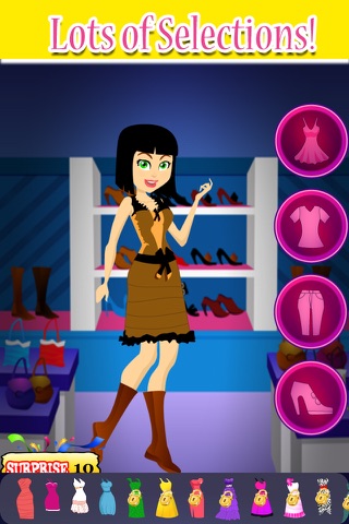 Awesome Beauty Girl Fashion Dress Up Salon Maker Free screenshot 2