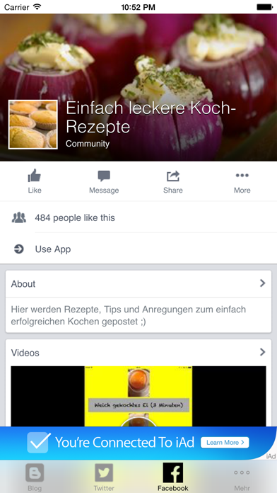 How to cancel & delete Einfach leckere Koch Rezepte from iphone & ipad 1