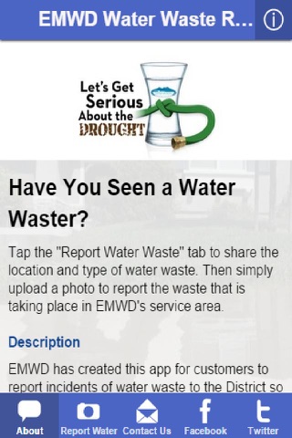 EMWD Water Waste Reporter screenshot 2