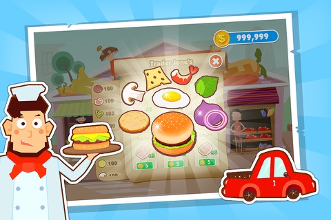 Burger Shop Story - Little Kids Cooking Business Educational Game screenshot 3