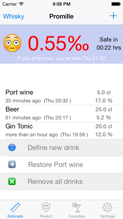 Promille - Blood Alcohol Tracker