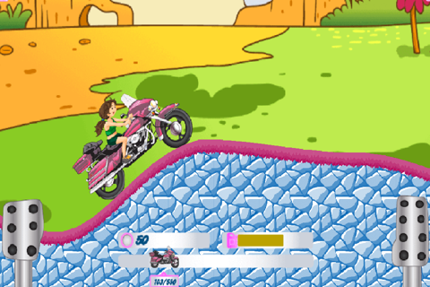 Biker Girl Racing Game screenshot 3