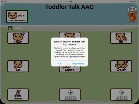 Toddler Talk AAC screenshot 2