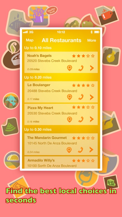 Where To Eat? PRO - Find restaurants using GPS.