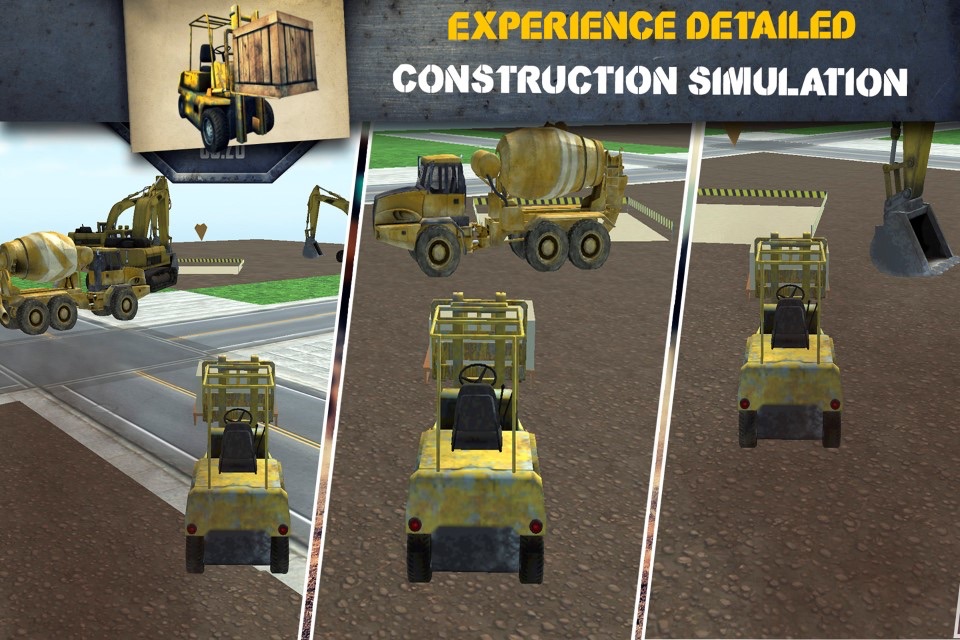 Heavy Construction Simulator- Drive a forklift through the city suburbs to become a construction master screenshot 2