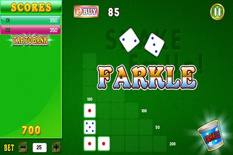 Farkle HD Addiction - Free Dice Blitz Game screenshot 2
