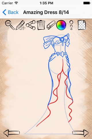Learn to Draw Dresses screenshot 4