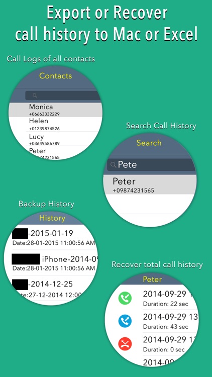 Export Call Logs - Recover or Backup Call History