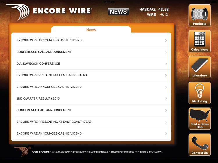 Encore Wire for iPad