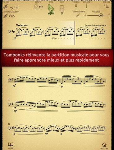 Play Bach – Suite pour violoncelle n°1 – Prélude (partition interactive) screenshot 2