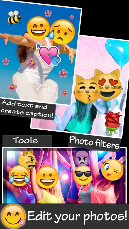 Emoji Face Yourself - Funny Photo Maker To Add Emojis,Emoticons & Smileys On Pics For Instagram