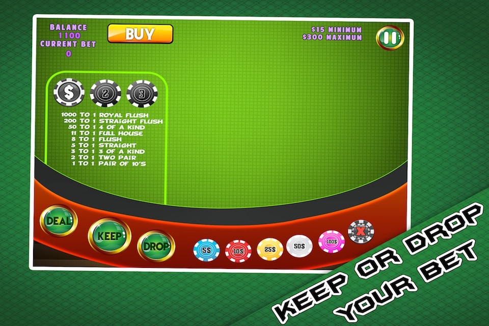 Classic Cards - Free Poker Casino screenshot 3