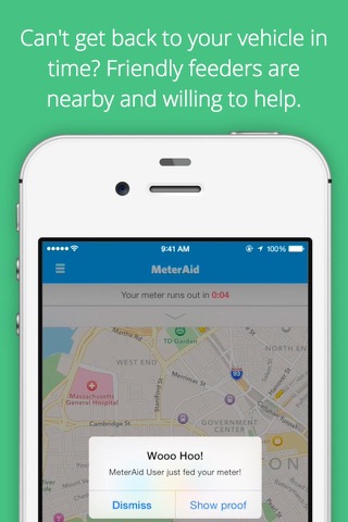 MeterAid - Locate Meter Maids, GPS Car Location, Time Reminder Alerts, Feed Meters & Parking Appiness for Boston City Driving screenshot 4