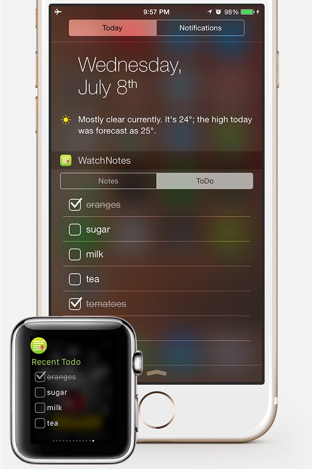 WatchNotes - Notes/Memo/Todo/Checklist for Apple Watch screenshot 4