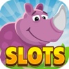 Mighty Zoo Animals Friends of the Rhino Slots Machine of Vegas Style