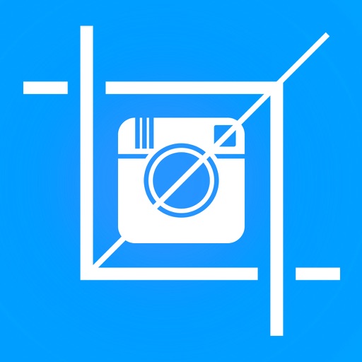 Square Size Photos For Instagram - Add White Borders,Shapes,Frames & Overlay To Picture Icon