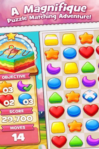 Cookie Heroes - candy gingerbread donut blast game screenshot 3