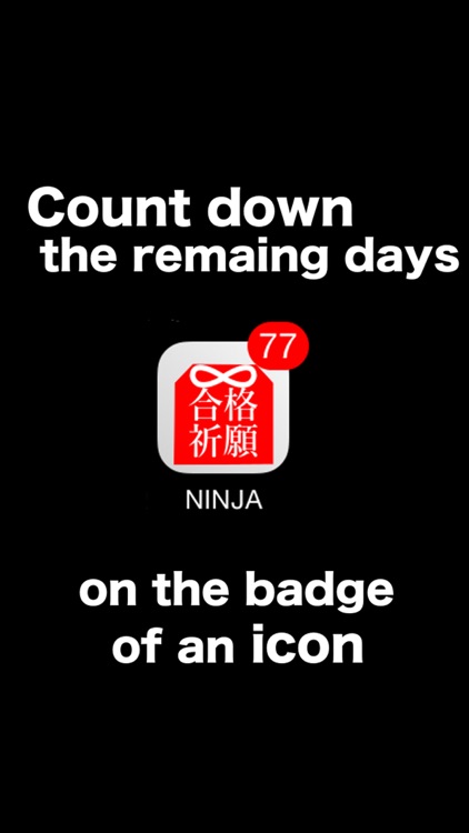 Ninja Countdown Charm FREE