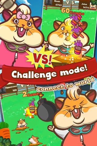 Carrot Rush : Online Multiplayer Hammer Whacking Action Battle Challenge screenshot 2