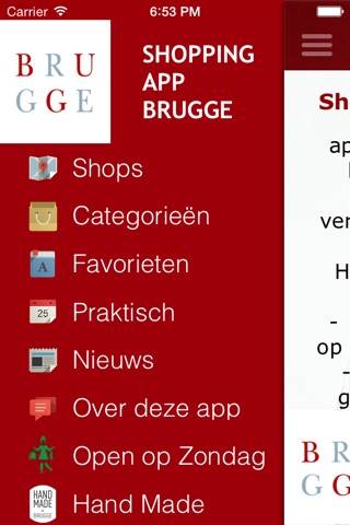 Shopping App Brugge screenshot 2