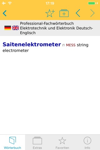 Elektrotechnik und Elektronik Englisch<->Deutsch Fachwörterbuch Professional screenshot 3