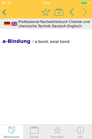 Chemie und chemische Technik Englisch<->Deutsch Fachwörterbuch Professional screenshot 3