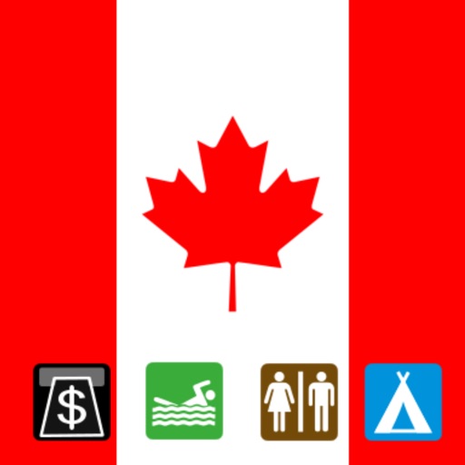 Leisuremap Canada, Camping, Golf, Swimming, Car parks, and more