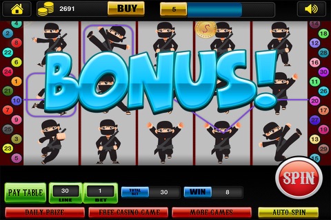 Lucky Slots of Fun Hit & Run in Vegas Jackpot Rush to Casino Blast Free screenshot 3